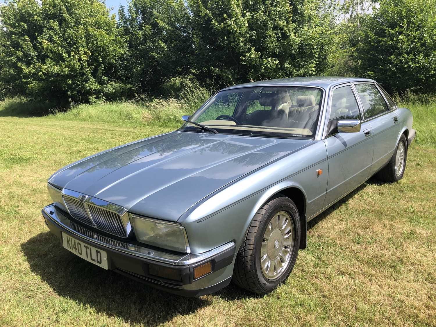 1993 Jaguar XJ40 saloon, Reg. No. K140TLD- only 64,900 miles from new