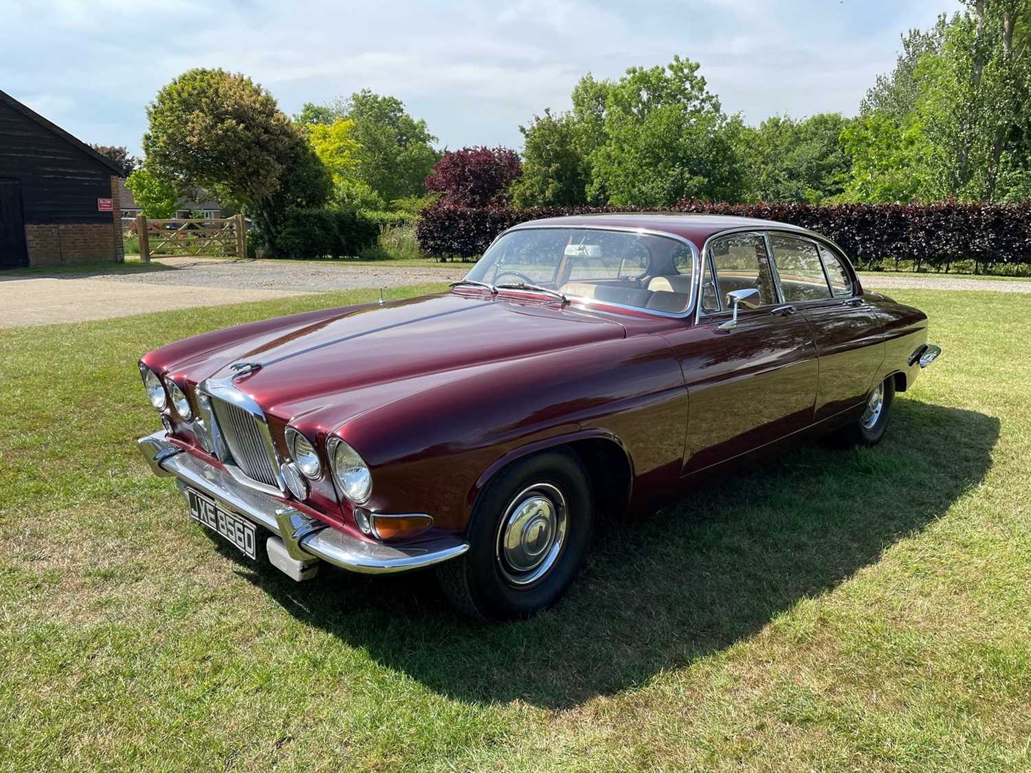 1966 Jaguar MK10 saloon, Reg. No. JXE856D, rare manual transmission with overdrive and believed onl - Image 2 of 27