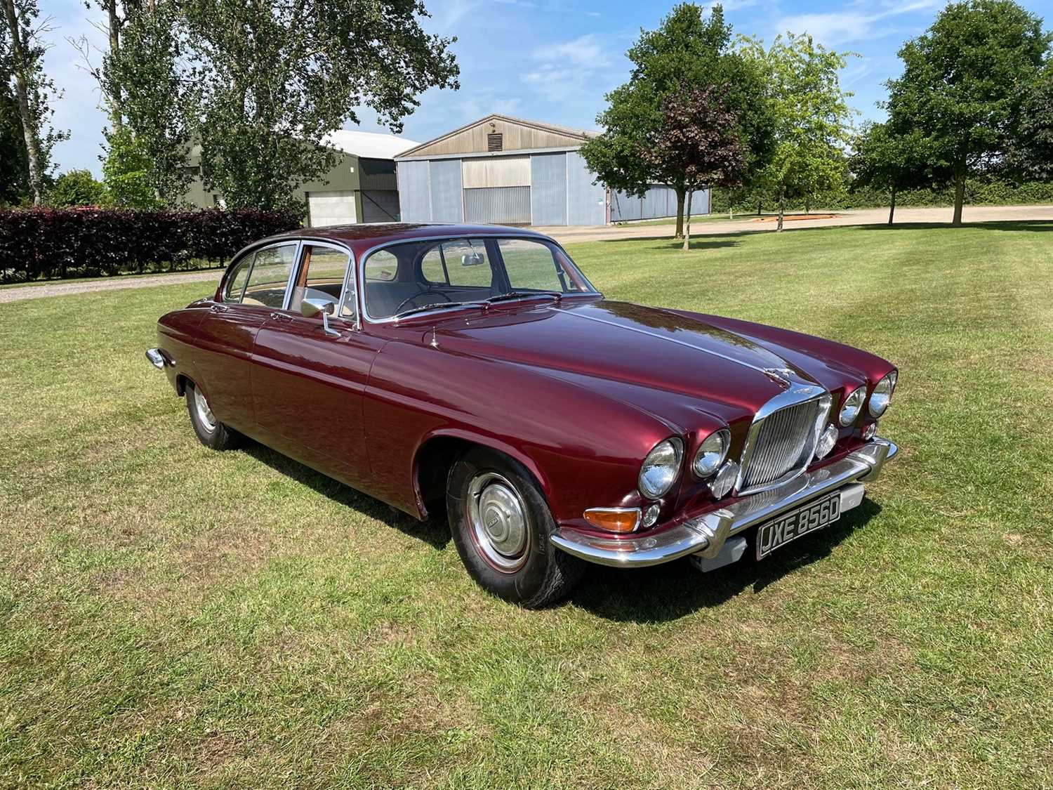 1966 Jaguar MK10 saloon, Reg. No. JXE856D, rare manual transmission with overdrive and believed onl - Image 3 of 27
