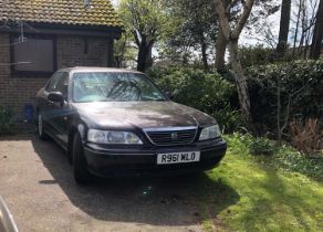 1998 Honda Legend 3.5 V6, Saloon, Automatic, finished in purple with grey leather interior