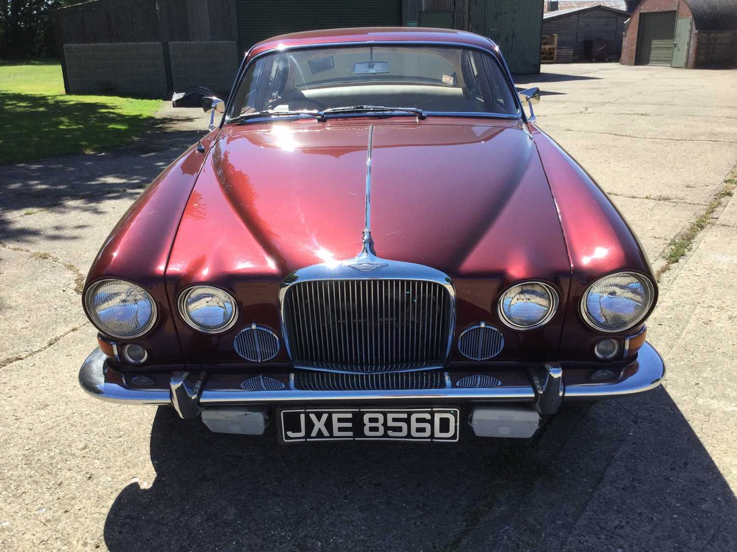 1966 Jaguar MK10 saloon, Reg. No. JXE856D, rare manual transmission with overdrive and believed onl - Image 8 of 27