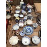 Collection of 18th, 19th and 20th century porcelain and other ceramics including Chinese