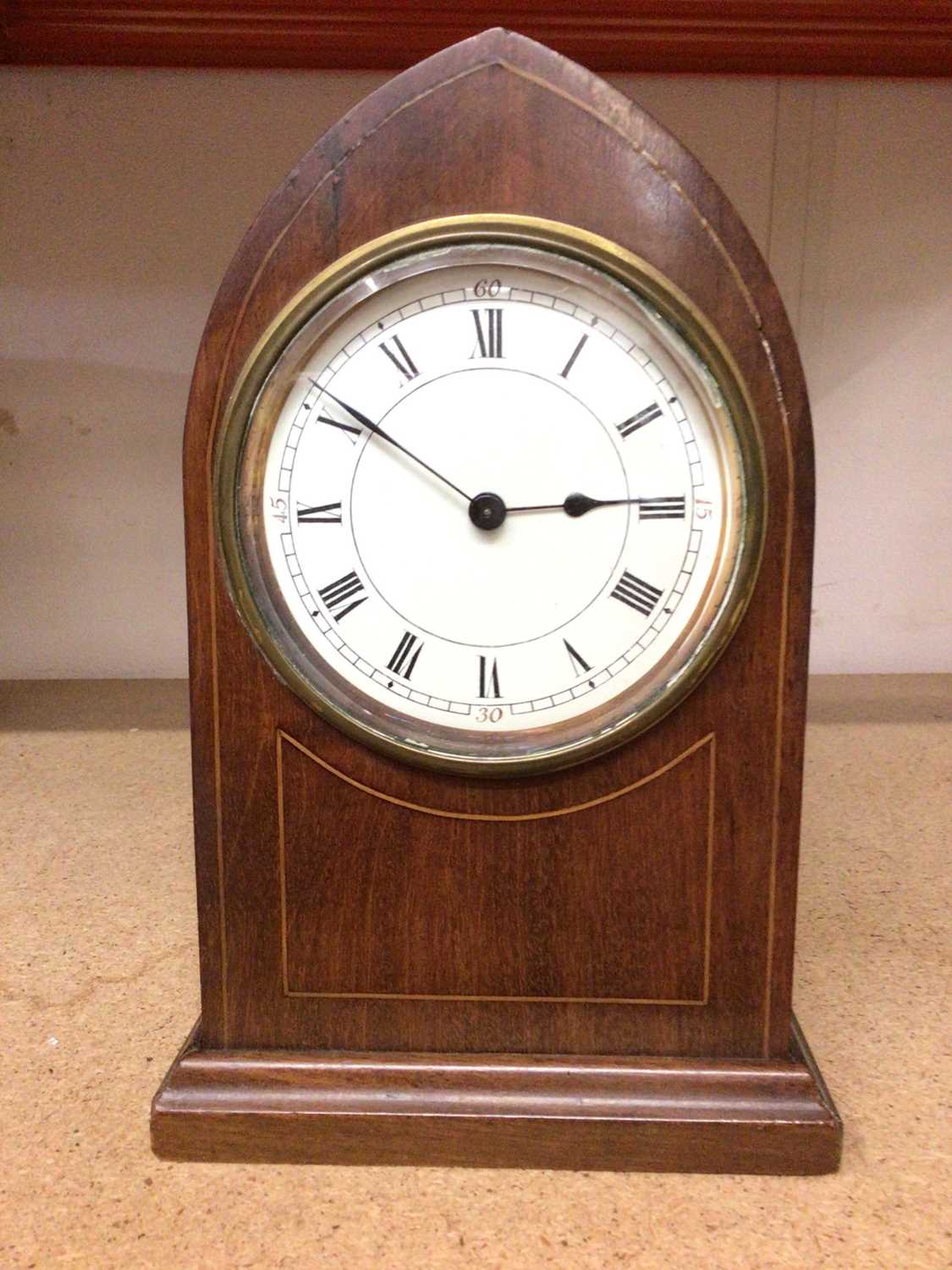 Edwardian arched mantel clock