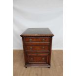 Good quality Titchmarsh & Goodwin oak filing cabinet in the form of a chest