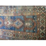 Eastern rug, 190 x 92cm, together with four others