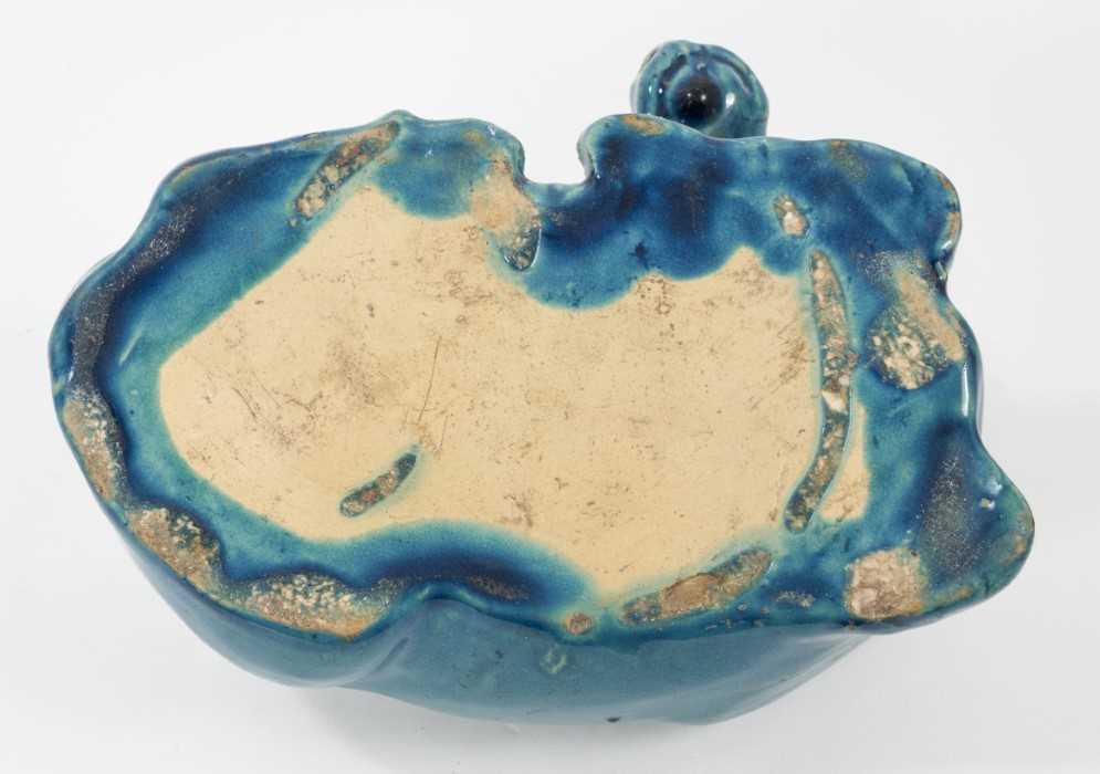 Unusual 19th century Chinese turquoise glazed model of a water buffalo - Image 2 of 4