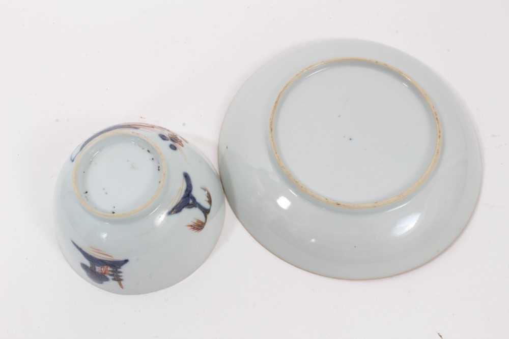 18th century Chinese Imari style tea bowl and saucer, together with an 18th century Chinese cargo-st - Image 3 of 8