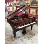 Grotrian Steinweg baby grand piano, circa 1935, serial number 62990,