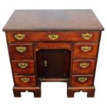 George II mahogany kneehole desk