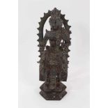 Indian antique bronze deity figure