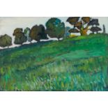 *John Hanbury Pawle (1915-2010) oil on board- The Park, Blakesware, signed and dated 95, 35.5cm x 51