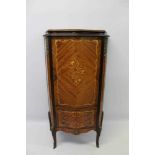 French kingwood and marquetry inlaid cocktail cabinet