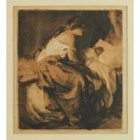 *Gerald Spencer Pryse (1882-1956) lithograph - The Sleeping Child, signed and numbered 2/40, 32 x 31