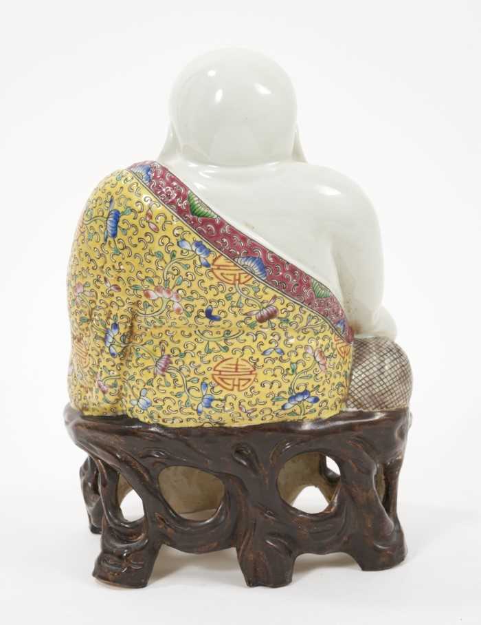 Chinese porcelain figure of Buddha - Image 2 of 12