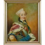 Danish School, 18th / 19th century, oil on canvas portrait of King Christian VI of Denmark.