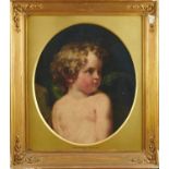 John Prescot Knight (1803-1881) oil on canvas - Cupid, apparently unsigned, 48cm x 40cm, in glazed g
