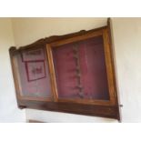 Early 20th century mahogany gun cabinet.