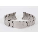 Rolex Oyster stainless steel bracelet, 78360, 558B. Purchased new by the vendor in April 2006