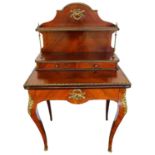 Late 19th century French kingwood bonheur du jour