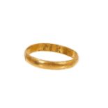 Rare late 17th century gold momento mori ring