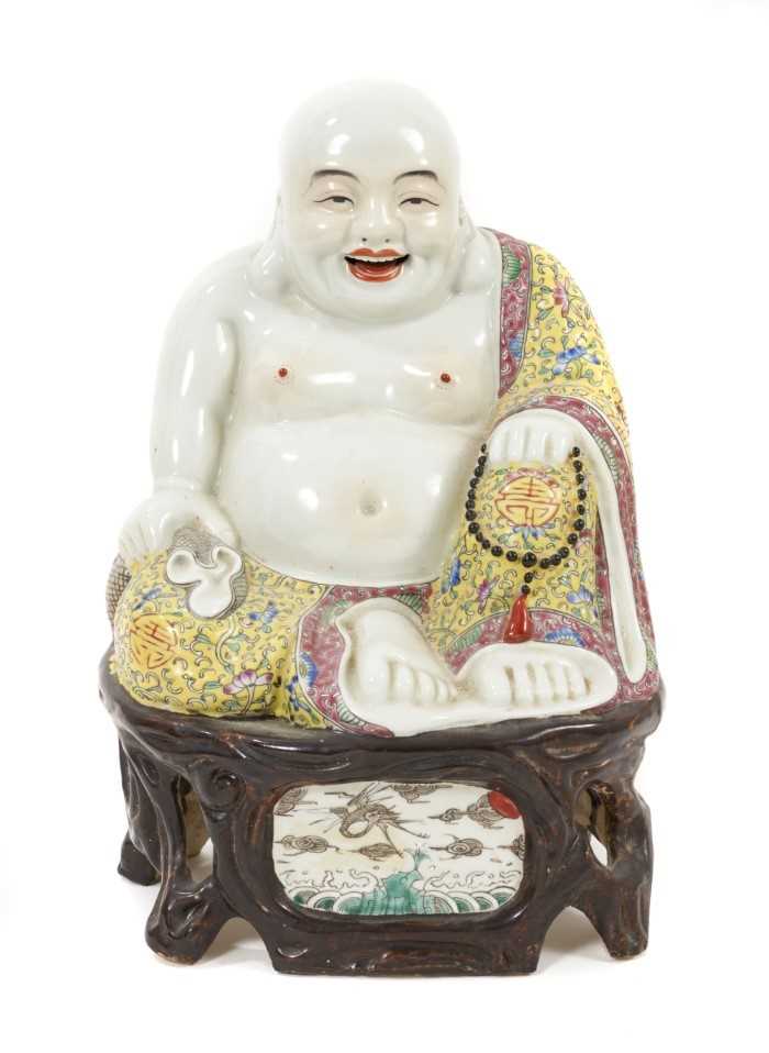 Chinese porcelain figure of Buddha