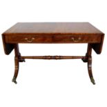 Regency mahogany sofa table