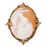 Cameo brooch