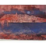 *Philip Reeves, signed etching and aquatint - Alghero, Sardinia, unframed