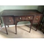 George III style mahogany sideboard.