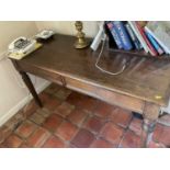 Edwardian oak hall table.