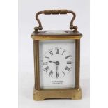 'Of local interest', antique carriage clock. G Chambers, Colchester