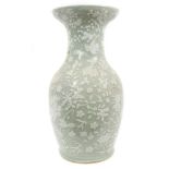 19th century Chinese celadon glazed vase
