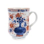 A Chinese Imari large baluster shaped mug, circa 1750