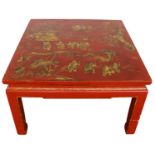 Chinese lacquer low table