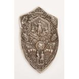 Victorian miniature silver copy of the Elcho Challenge Shield.