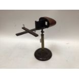 Antique stereoscope on brass adjustable stand