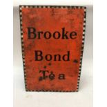 Vintage Brooke Bond Tea enamel sign, 76 x 51cm