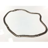 9ct gold flat curb link chain