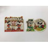 1930s Greetings cards in two albums plus loose including 1938 Disney Snow White stand up diorama by