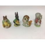 Fifteen Beswick Beatrix Potter figures