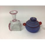 Venetian decanter together with one other piece of European glass.