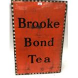 Vintage Brooke Bond Tea enamel sign