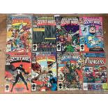 Collection of Marvel Secret Wars limited series Comics together with complete secret wars 2 limited