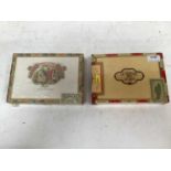 Sealed box of 25 Jamaican La Tropical De Luxe cigars together with a box of 25 Romeo Y Julieta Cuban