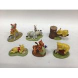 Six boxed Royal Doulton Winnie the Pooh ceramic figures