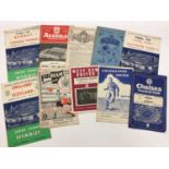 Football programmes selection including late 1950s England Internationals, Amateur Cup Final, FA Cup