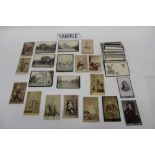 Collection of cabinet cards and carte de visite photographs