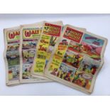 Collection of 1950s Dandy, Beano and Mickey Mouse Weekly papers