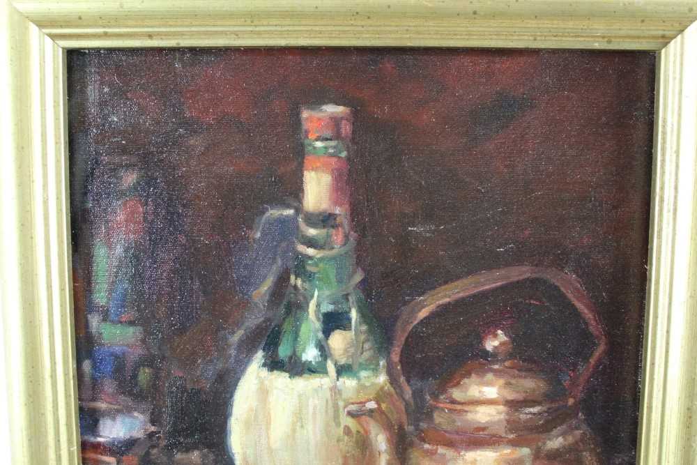 Attributed to Anna Airy oil on canvas laid down onto board, Still life - Bild 2 aus 6
