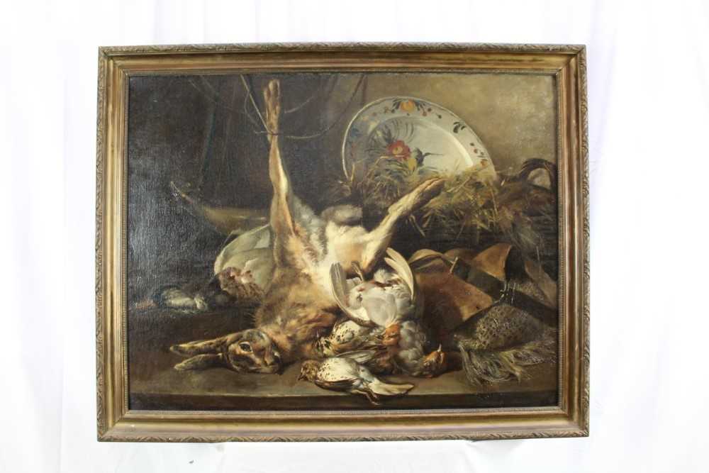 Eugene Henri Cauchois (1850-1911) oil on canvas - Still Life Dead Birds and Game, signed, 71cm x 91c - Bild 2 aus 24